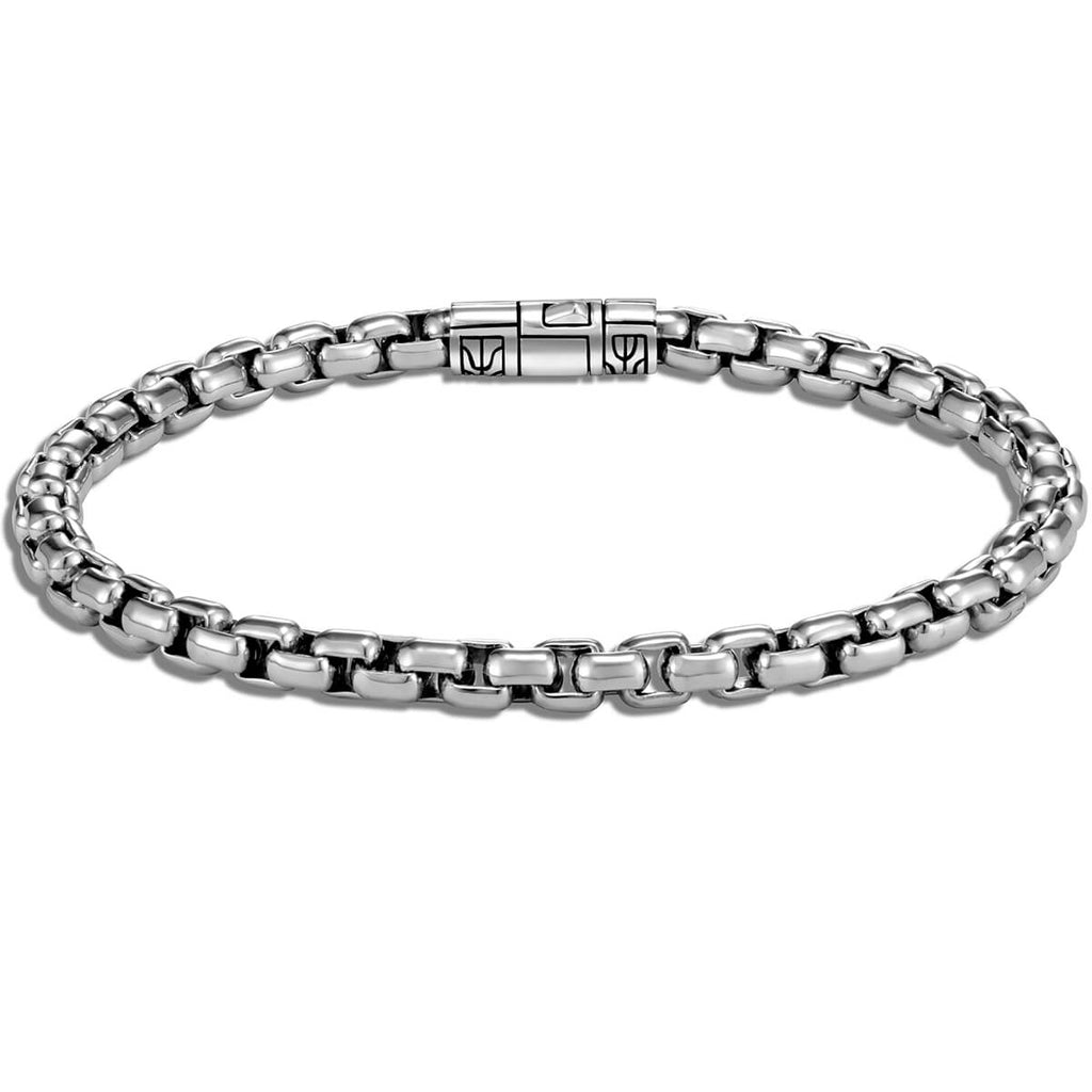 Chunky 925 Sterling Silver Chain Link Bracelet Geometric 