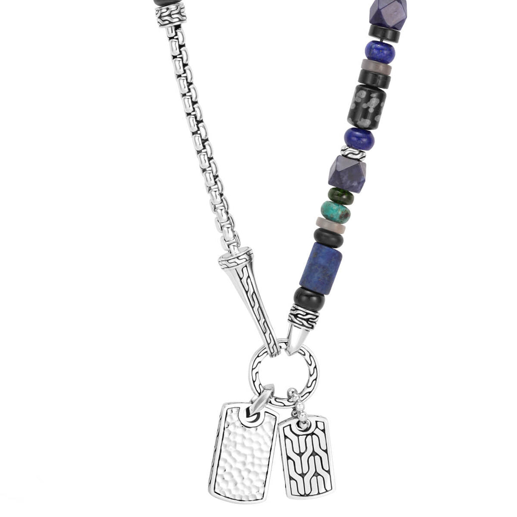 Louis Vuitton Beads Necklace In Blue Pur