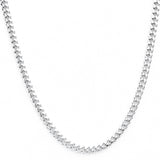 MIAMI CHAIN THIN Cuban Link 5mm Sterling Silver Chain for Men - Wearable View