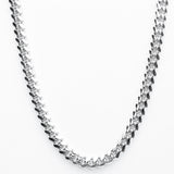 MIAMI CHAIN THICK Cuban Link 9mm Sterling Silver Chain for Men - Wearable View