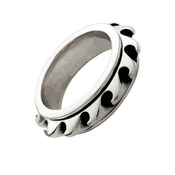 THE WAVE Mens Spinner Ring by Bico Australia