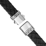 Braided Black Leather with Balinese Naga Dragon by John Hardy - Clasp