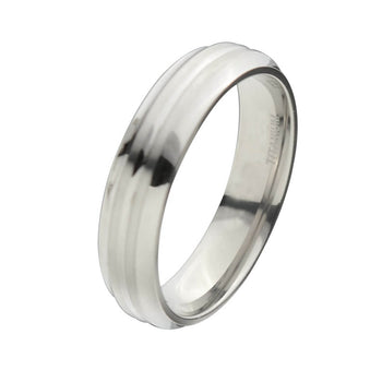 THE COMMONS Titanium Mens Ring Band