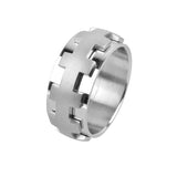 PARAPET RING for Men in Stainless Steel