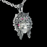 THE HUNTER NECKLACE Native American Warrior Mens Chain from Ecks