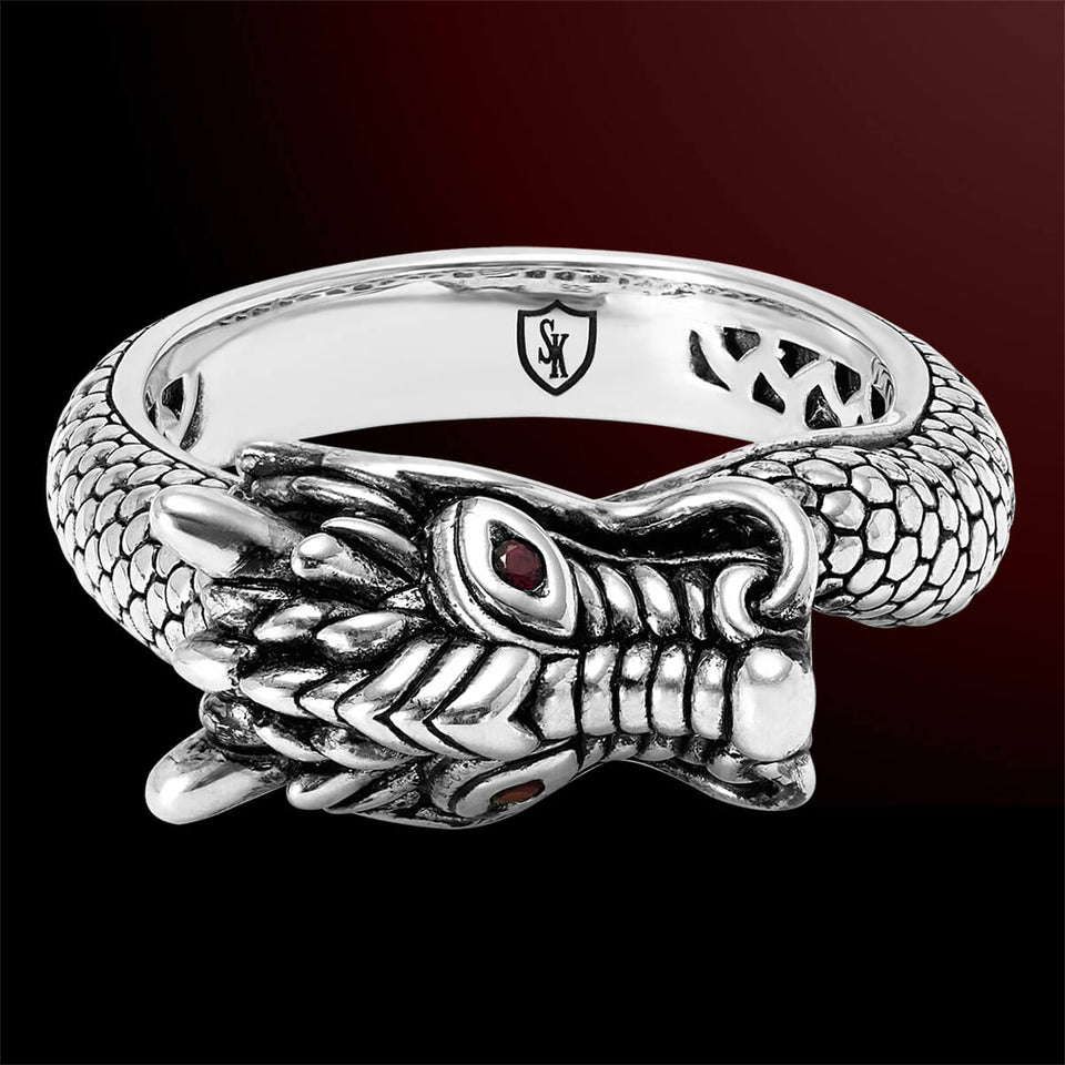 Dragon Eyes Silver Cuff Bracelets | Sterling Silver Jewellery Online –  Tichu Official Silvver