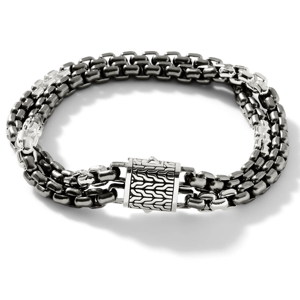 John Hardy Men's Classic Chain Double Row Bracelet