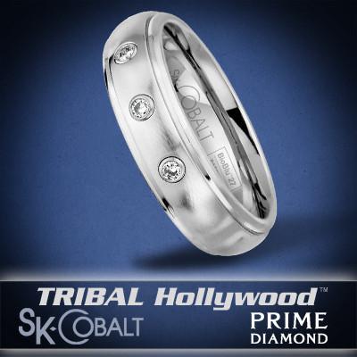 Factory Cobalt Band Mens Ring