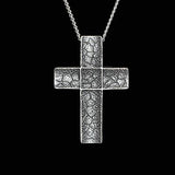 William Henry UNUM CROSS Sterling Silver Necklace for Men