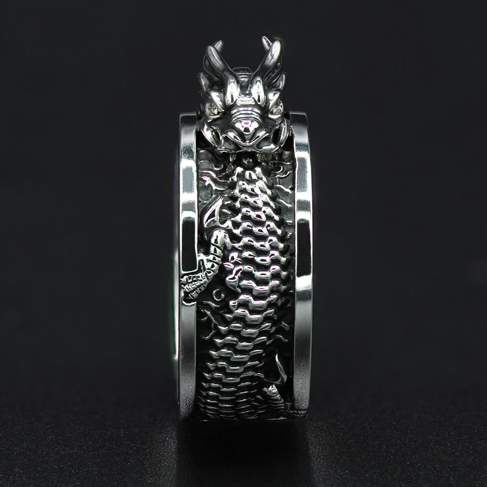 Swastik Silver Band Ring for Men | Narayan Das Saraff & Sons Jewellers