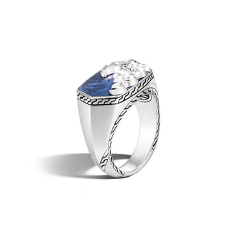 Blue Pietersite Kerris Dagger Signet Ring by John Hardy