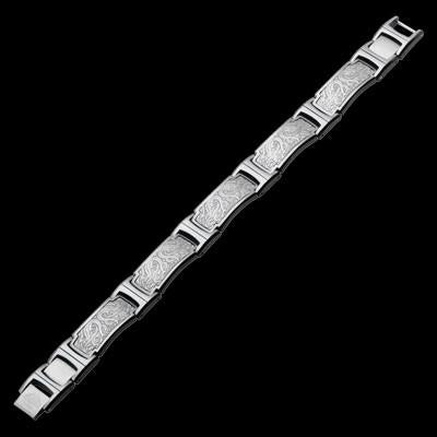 Hollis Bahringer Triumph Stainless Steel Mens Bracelet