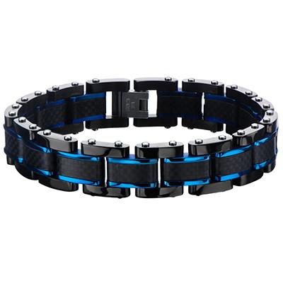 Boss Jewellery Mens Black IP Stainless Steel Bracelet 1580358M | H&H–  Hollins and Hollinshead