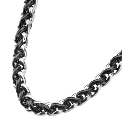 Stainless Steel Men's Large Box Link Necklace Chain Sz 28